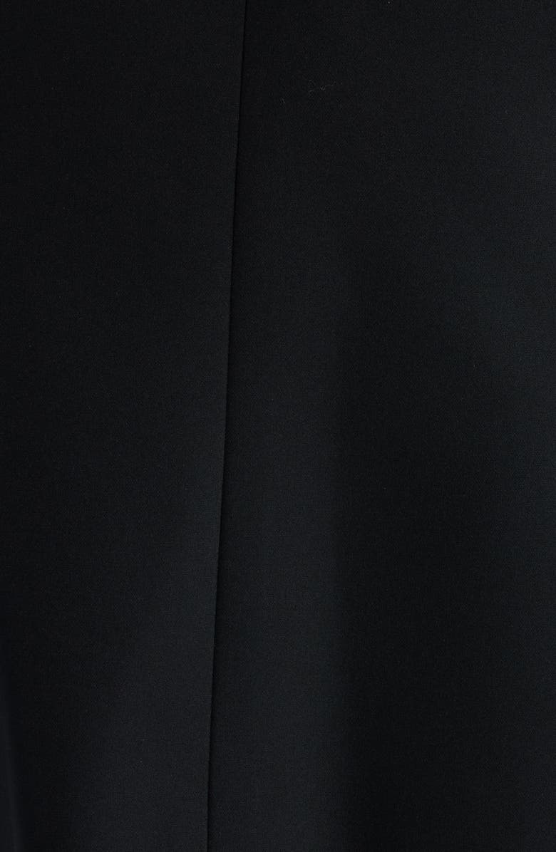 Tahari ASL Topstitch Detail One-Button Jacket, Alternate, color, Black White