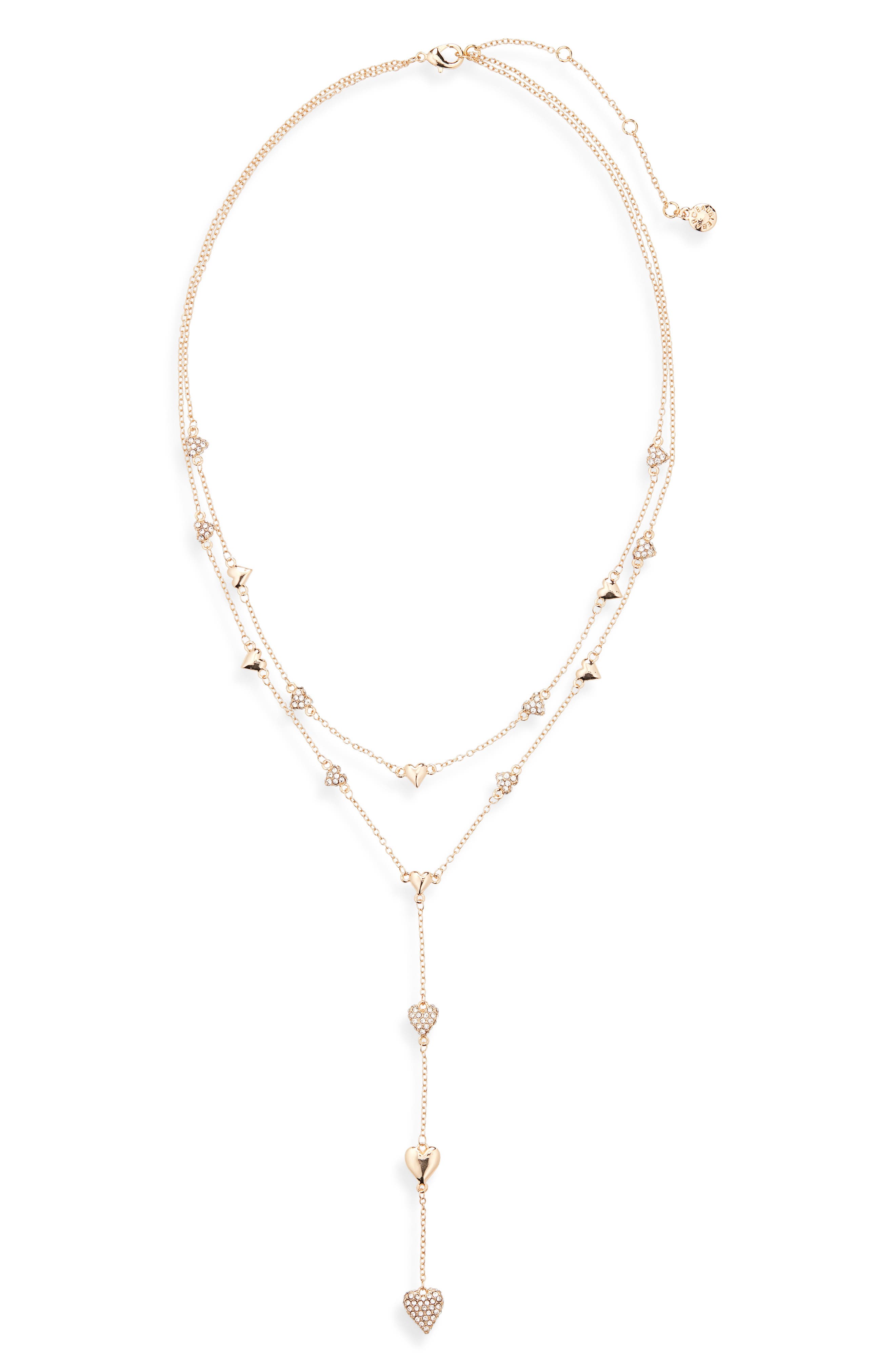BaubleBar Let Love Shine Layered Y-Necklace