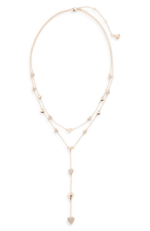 Let Love Shine Layered Y-Necklace