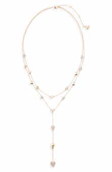 BaubleBar Let Love Shine Layered Y-Necklace