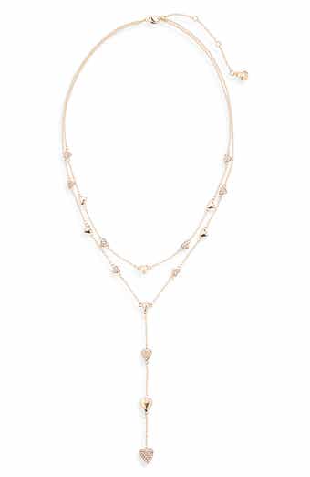 BaubleBar Let Love Shine Layered Y-Necklace
