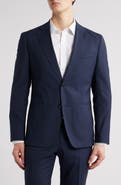 BOSS Huge Slim Fit Houndstooth Microcheck Sport Coat