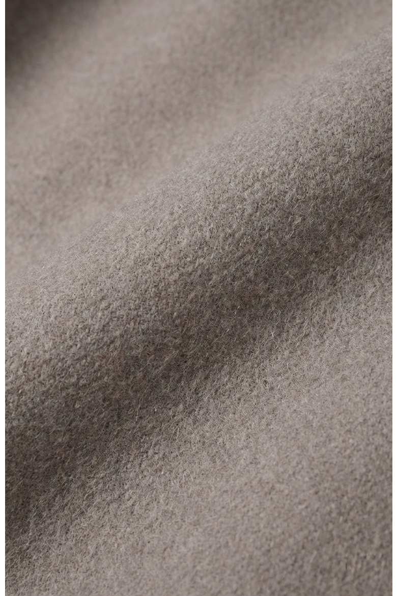 Cropped Wool-Blend Oversized Collar Jacket, Alternate, color, Beige
