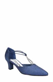 EASY STREET Moonlight Embellished T-Strap Pump - Multiple Widths Available
