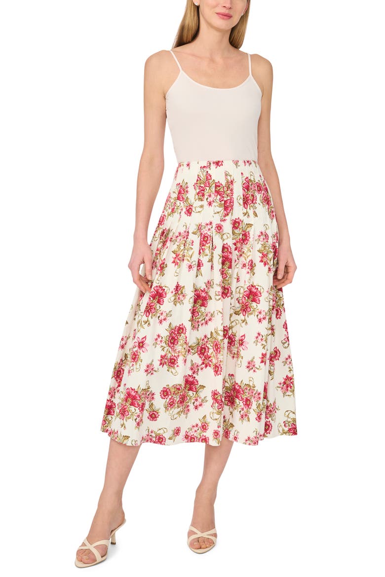 Gathered Midi Skirt, Alternate, color, CHAI TEA