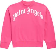 Palm Angels Kids' Classic Curved Logo Sweatshirt
