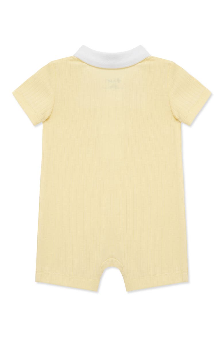 Polo Romper, Alternate, color, YELLOW