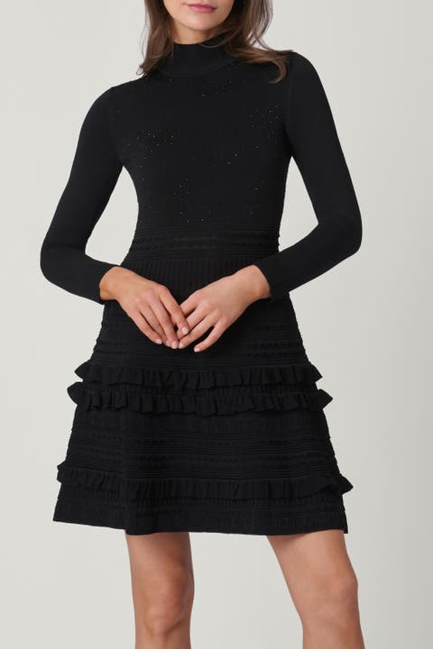 Crystal Embellished Knit Joie Dress