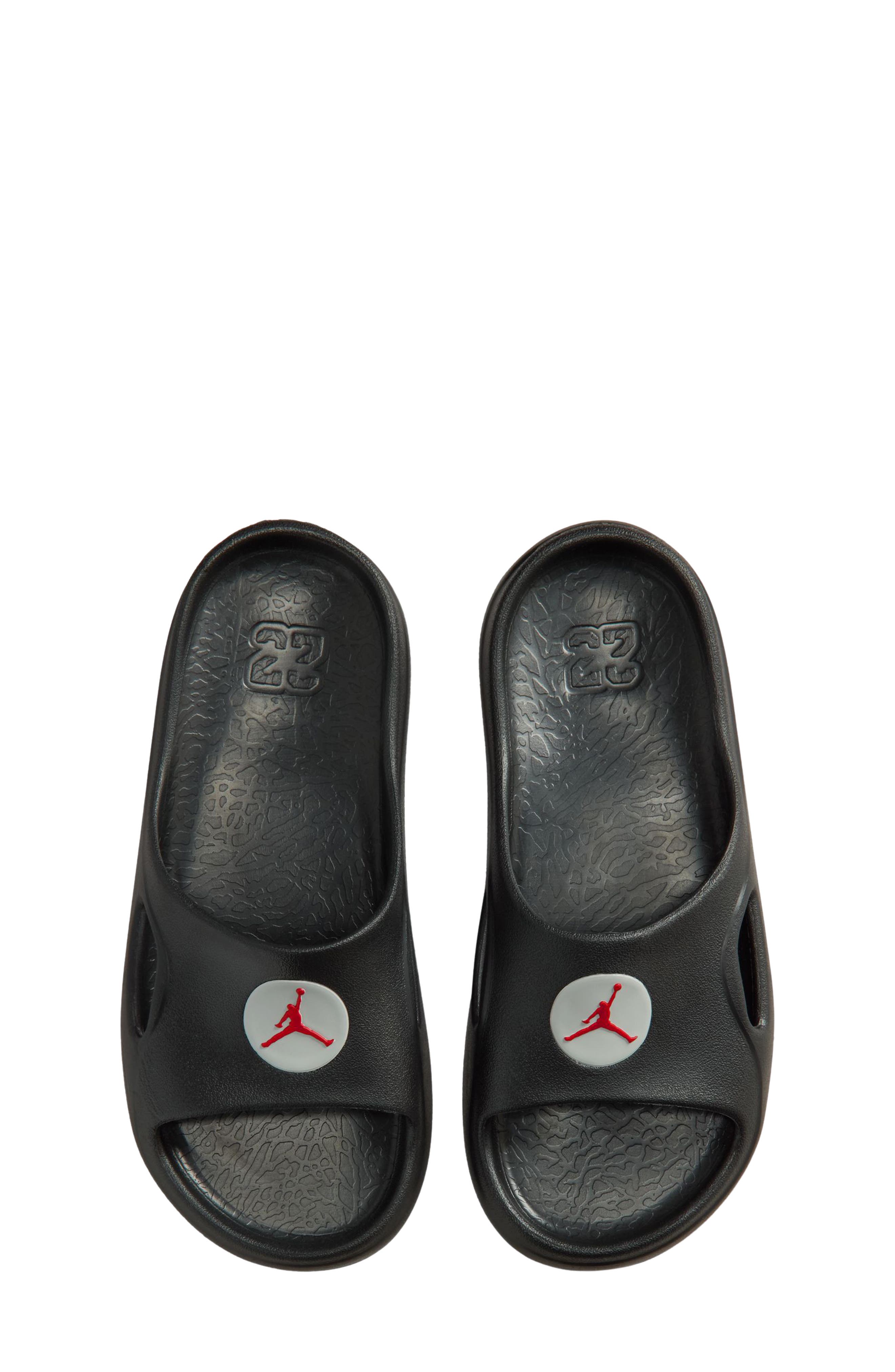 Nike Kids' Hydrip Slide, Alternate, color, Black/ Red/ Tech Grey