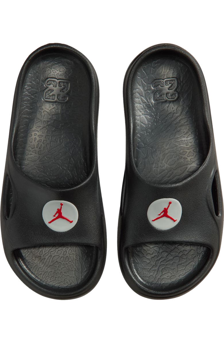 Nike Kids' Hydrip Slide, Alternate, color, Black/ Red/ Tech Grey