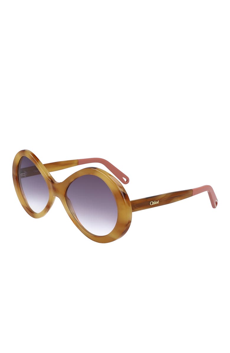Chloé 55mm Oval Sunglasses, Main, color,