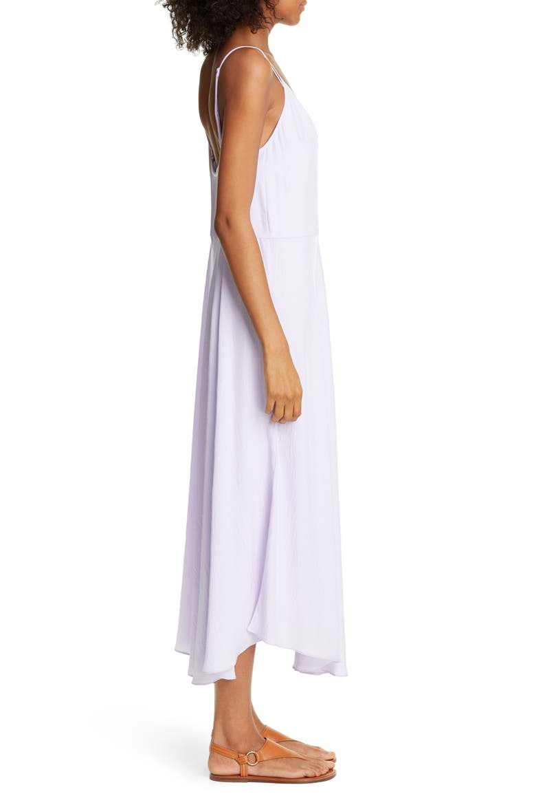 Double Layer Midi Dress, Alternate, color, PALE IRIS