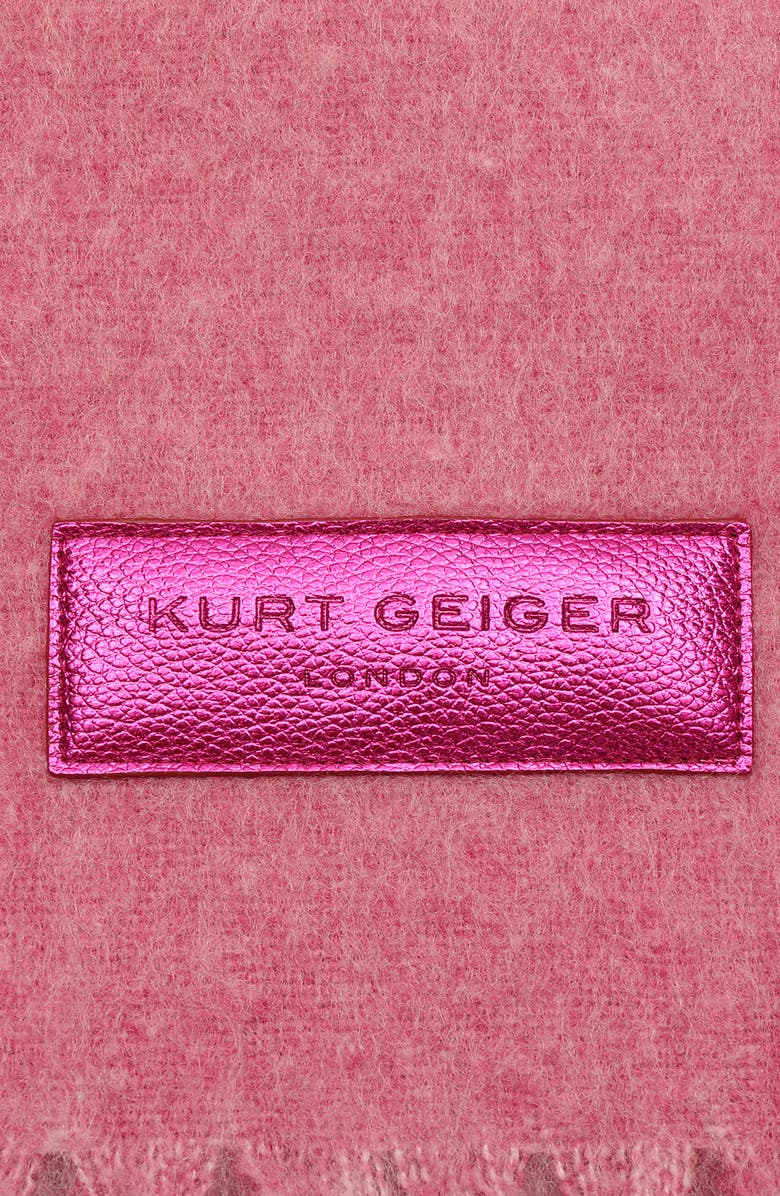 Kurt Geiger London Rainbow Wave Long Scarf, Alternate, color, Classic Rainbow