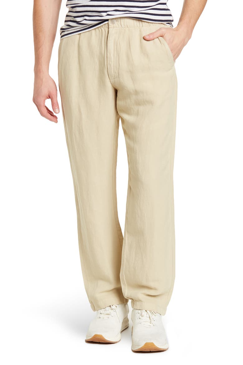 Tropica Dreams Linen Pants, Main, color, BEACH