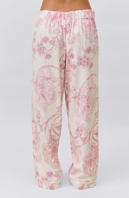 Papinelle Coco Cozy Pajama Pants In Pink