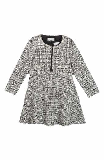 Rare Editions Kids' Bouclé Jacket & Twofer Dress