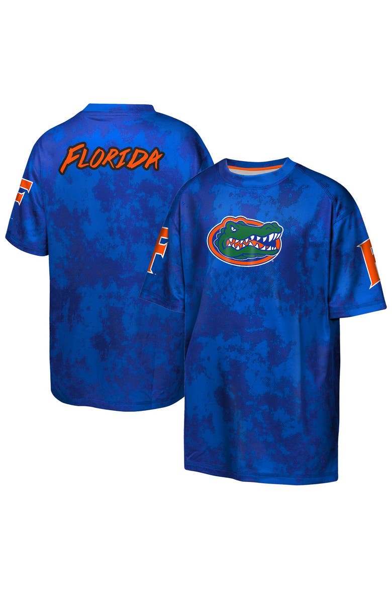 Youth Outerstuff  Royal Florida Gators Off-Side Sublimated T-Shirt, Main, color, Royal