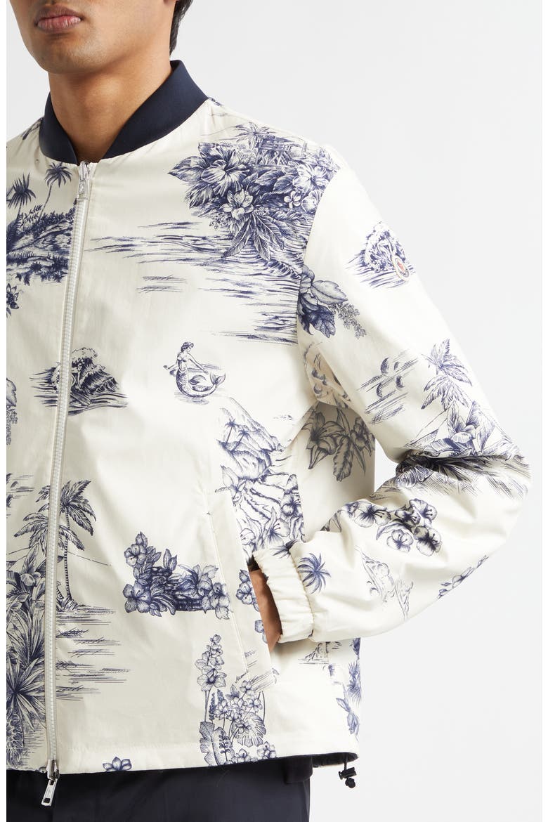 Achensee Reversible Bomber Jacket, Alternate, color, BLUE
