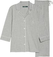 Lauren Ralph Lauren Knit Crop Cotton Pajamas