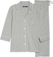 Lauren Ralph Lauren Knit Crop Cotton Pajamas