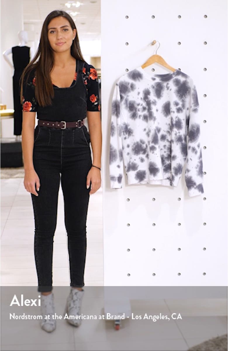 x Claudia Sulewski Tie Dye Sweatshirt, sales video thumbnail