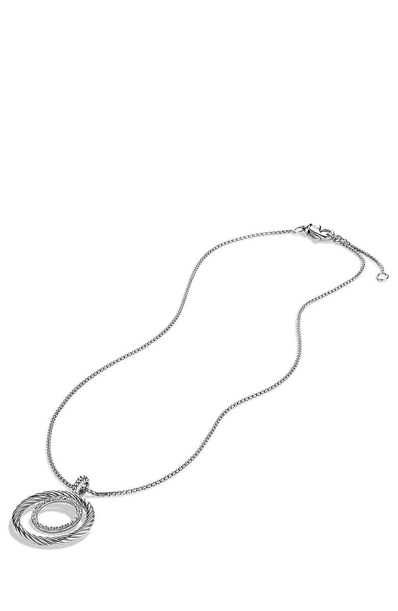 David Yurman 'Mobile' Pendant with Diamonds on Chain, Alternate, color,