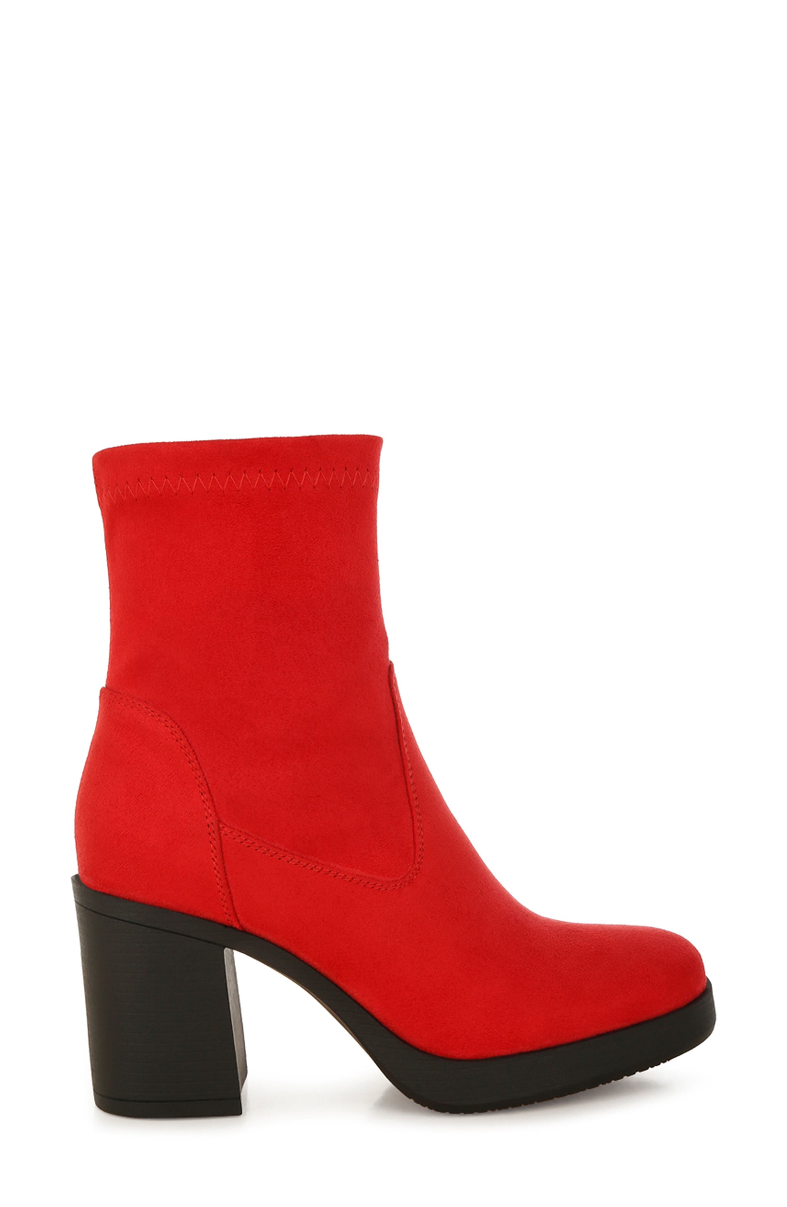 Enito Ankle Boot, Alternate, color, RED