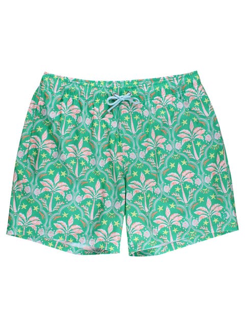 UPF50+ Sun Protected Men's Stretch Swim Trunks