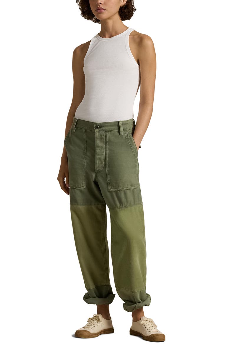 Polo Ralph Lauren Ricky Cotton Sateen Pants, Alternate, color, 