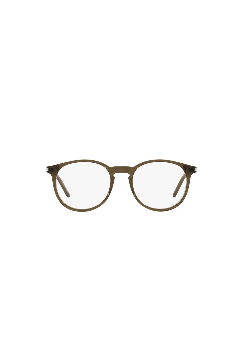 50mm Round optical glasses, Alternate, color, Green