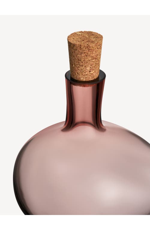 Kosta Boda Bod Medium Bottle In Burgundy