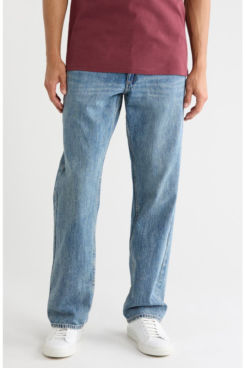 Straight Fit Jeans, Main, color, CARVER