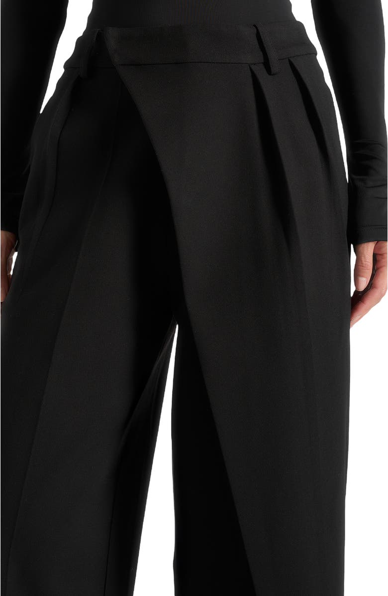 Manière De Voir Colette Tailored Wrap Pleat Trousers, Alternate, color, 