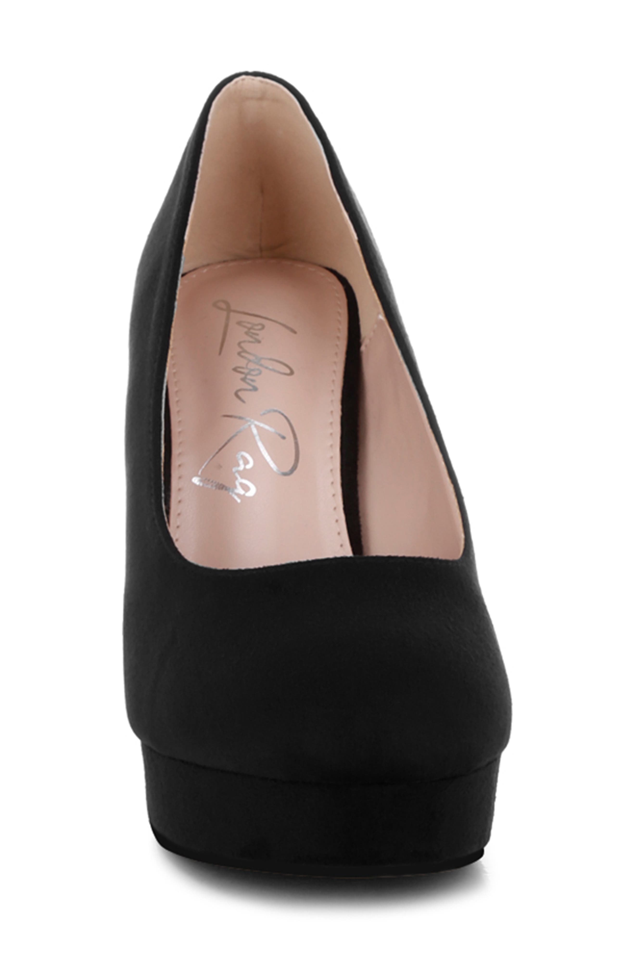 LONDON RAG Olanta Platform Pump, Alternate, color, Black
