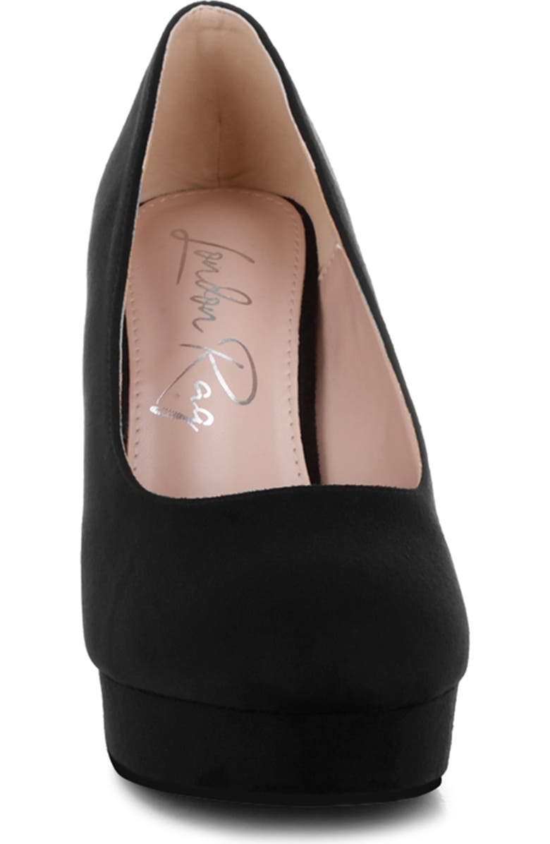 LONDON RAG Olanta Platform Pump, Alternate, color, Black