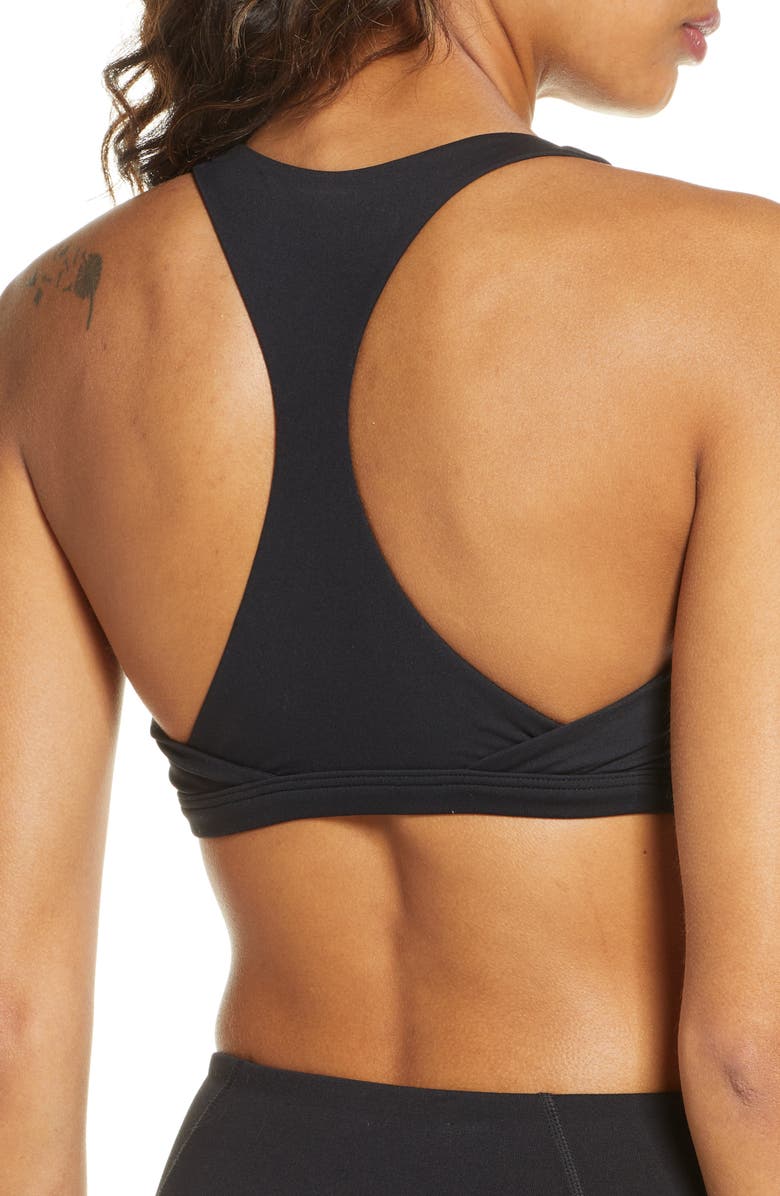 Spiritual Gangster Rainbow Reana Racerback Sports Bra, Alternate, color, 