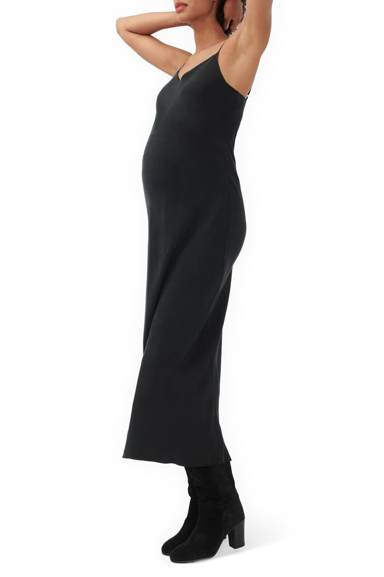 The Ricky Slip Dress, Main, color, BLACK