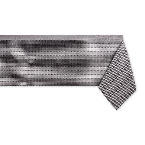Black Farmhouse Gingham Tablecloth 52X52