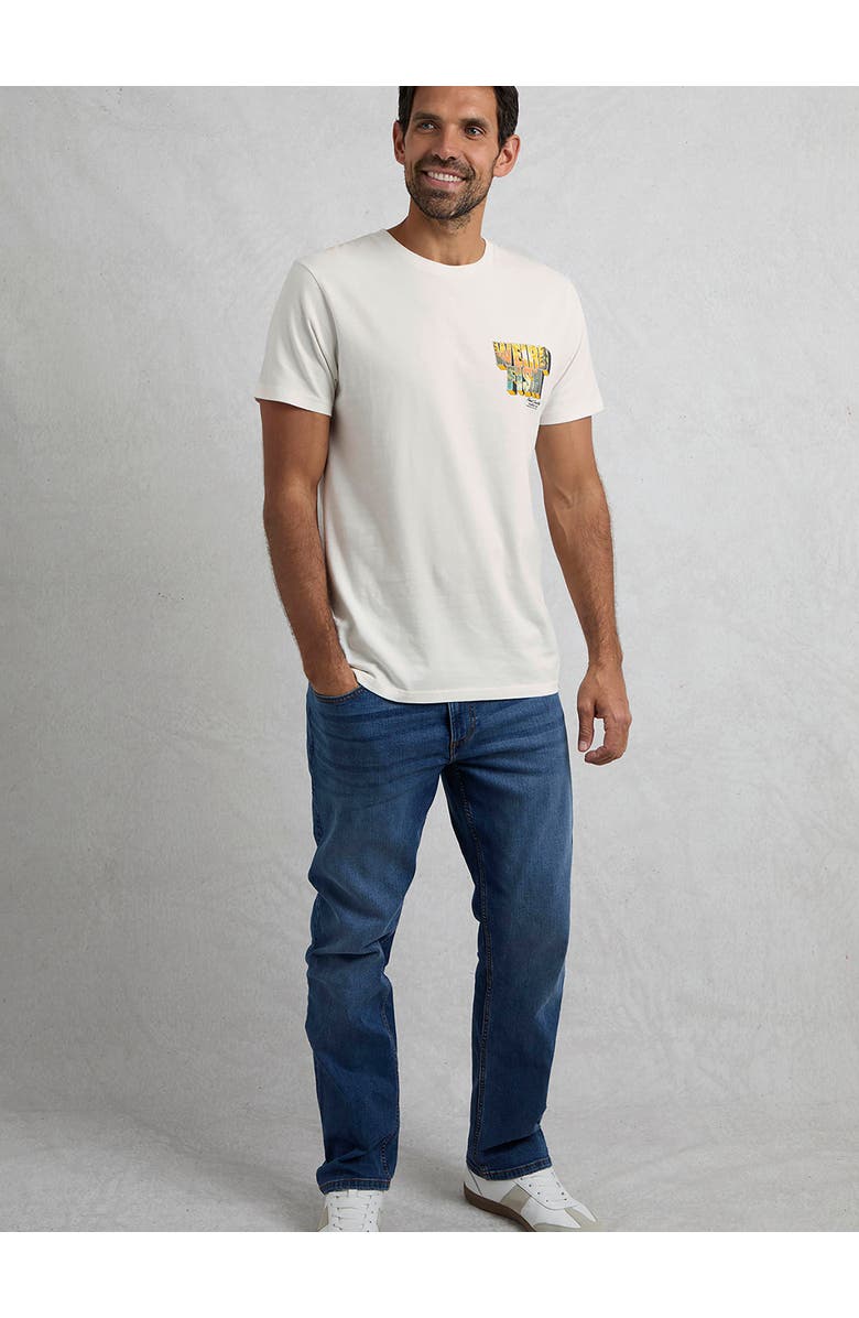 Weird Fish Wild Life Back Print Graphic T-Shirt, Alternate, color, Dusty White