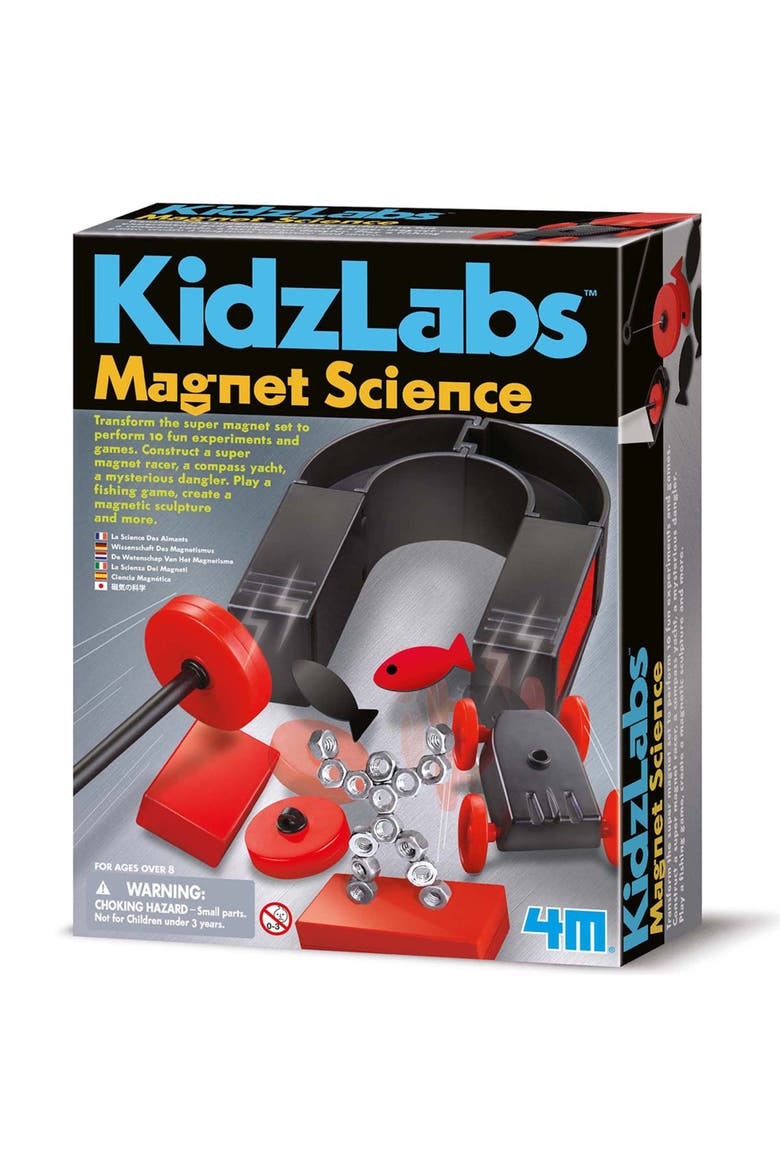 KidzLabs Magnet Science, 10 Experiments, Main, color, Multicolored