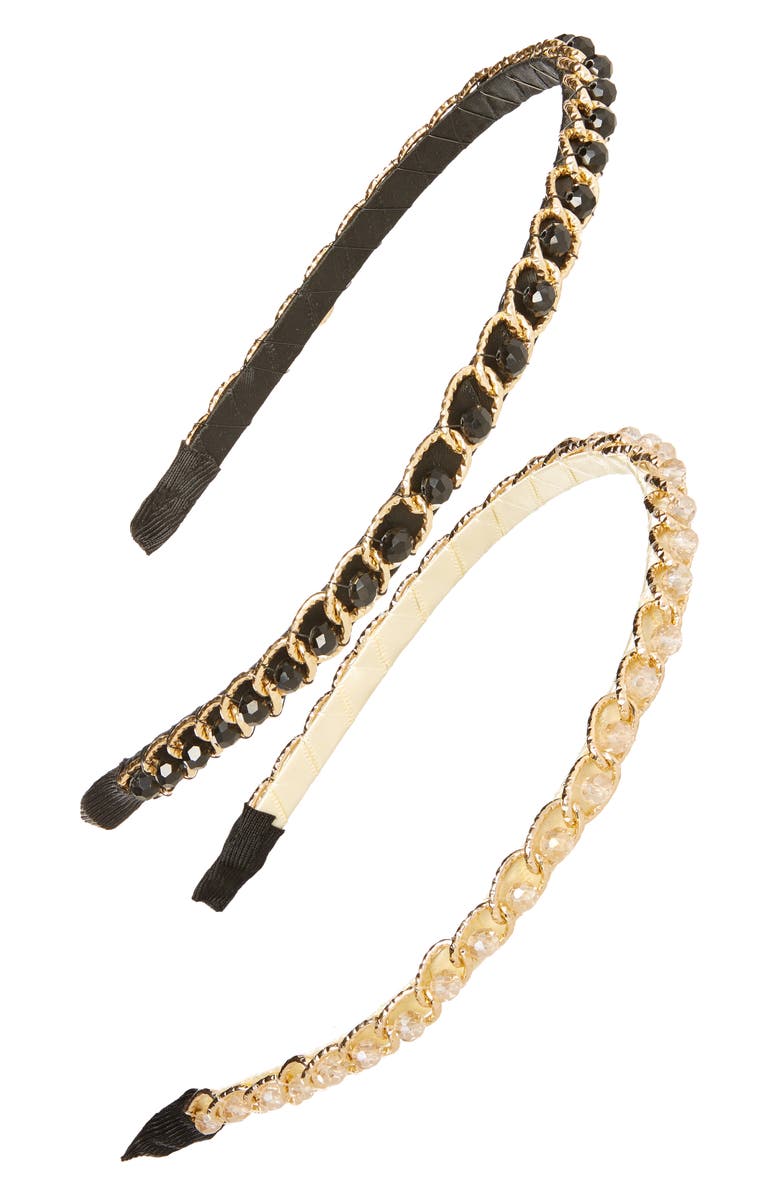 Tasha Assorted 2-Pack Embellished Headbands, Main, color, 