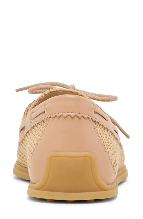 Dolce Vita Darsen Loafer In Tan Woven Raffia