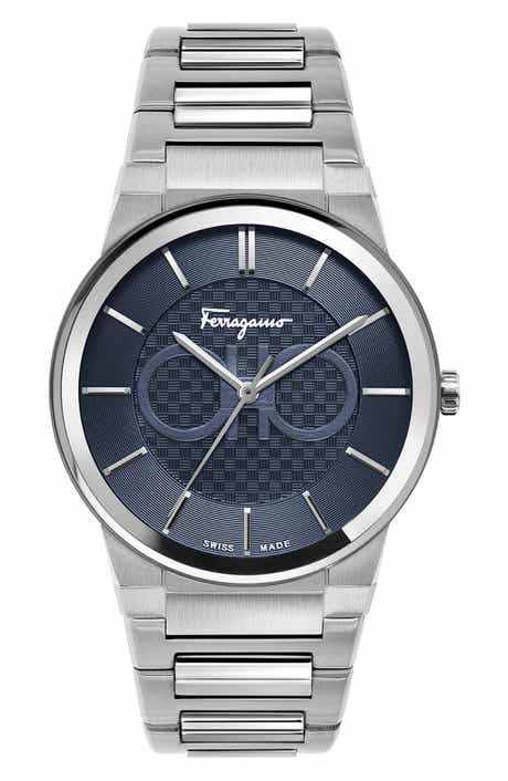 FERRAGAMO Salvatore Ferragamo Sapphire Bracelet Watch, 41mm