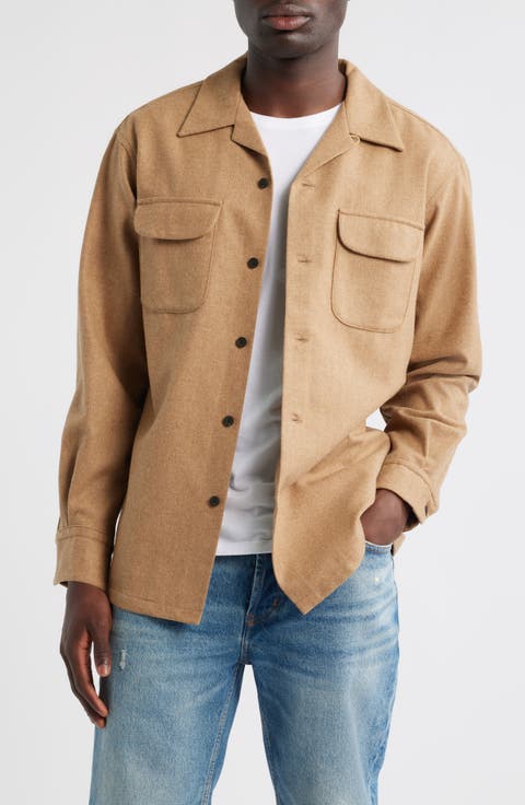 Board Wool Flannel Button-Up Shirt