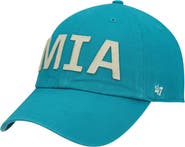 '47 Women's '47 Aqua Miami Dolphins Finley Clean Up Adjustable Hat