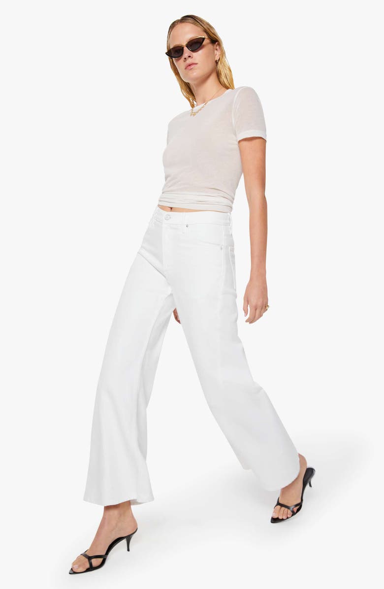 MOTHER Lemon Twist High Waist Wide Leg Jeans, Alternate, color, Pinch Of Salt