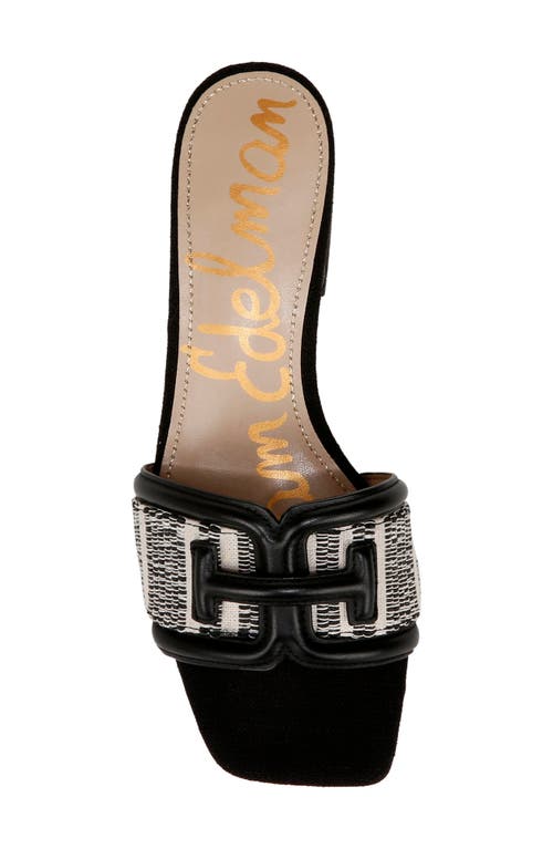 Shop Sam Edelman Waylon Slide Sandal In Black/natural