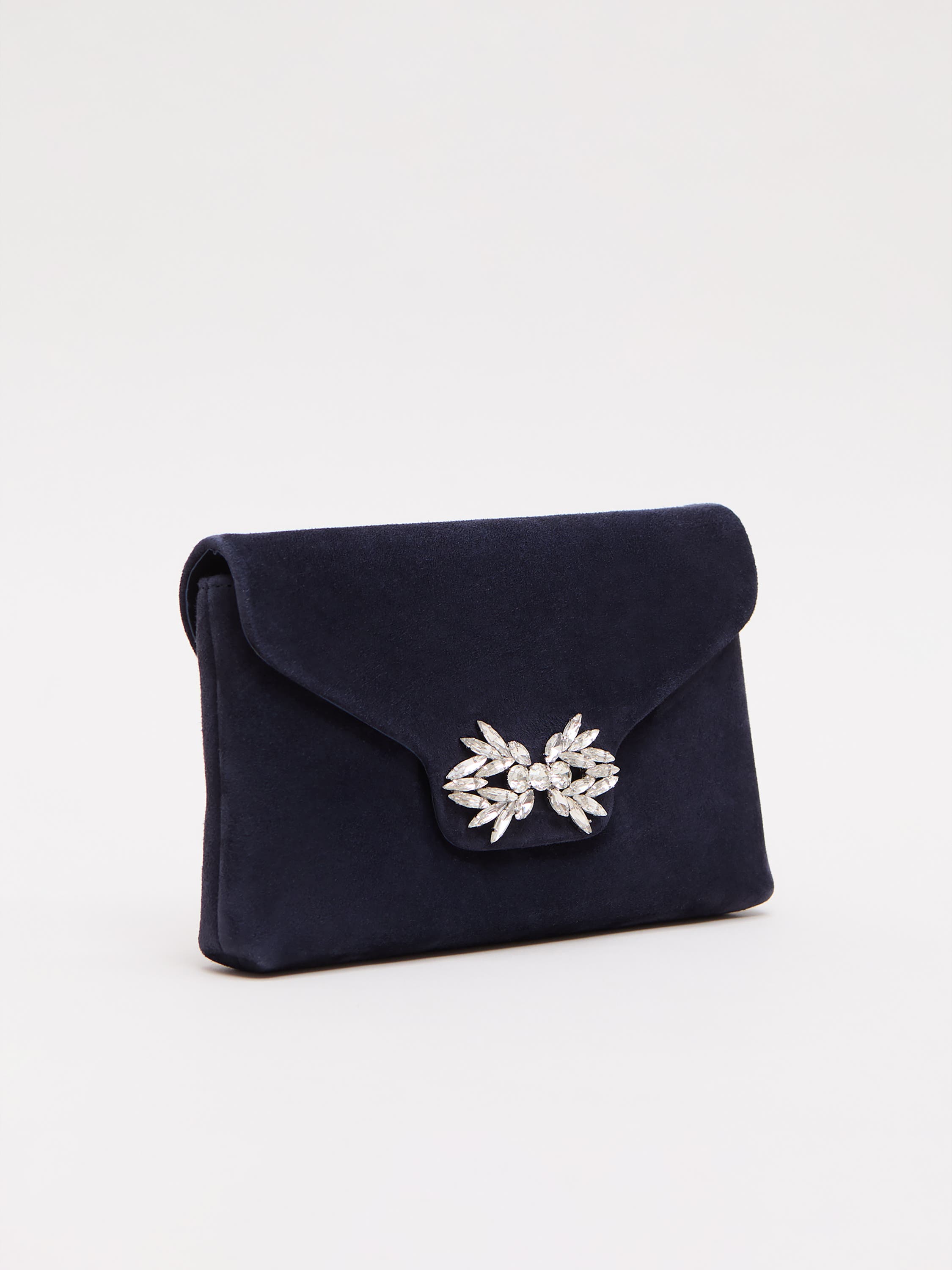 Phase Eight Sparkle Clutch Bag, Alternate, color, Navy
