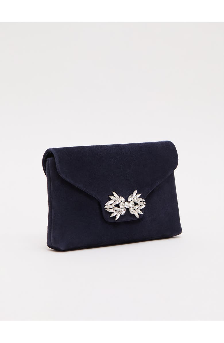Phase Eight Sparkle Clutch Bag, Alternate, color, Navy