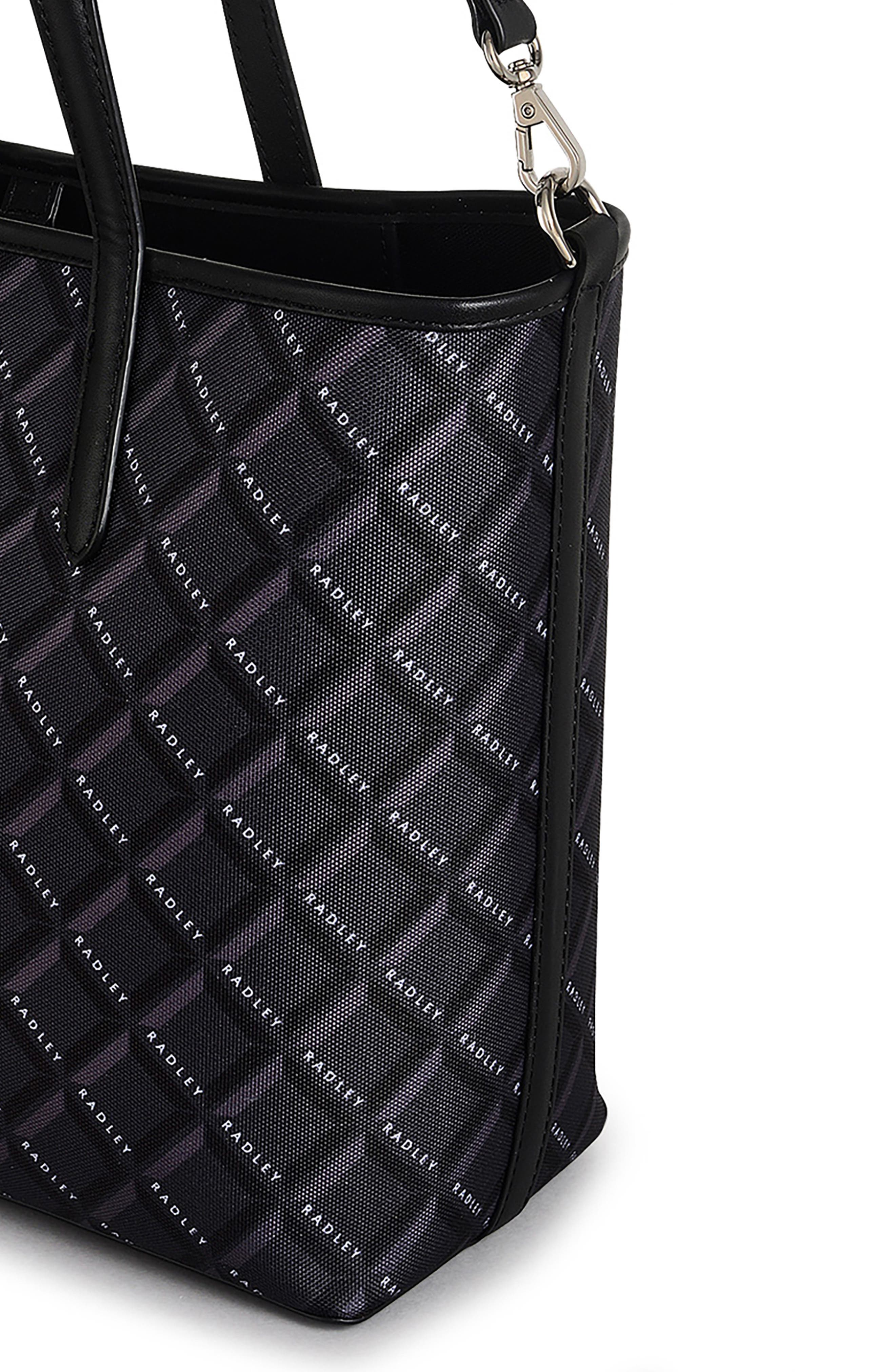 Radley Southwell Gardens Geo Tote Bag, Alternate, color, Black